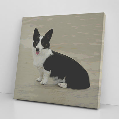 Buy Toby I Gallery Canvas | Shop for Corgi Wall Art | Roscoe & Charlie