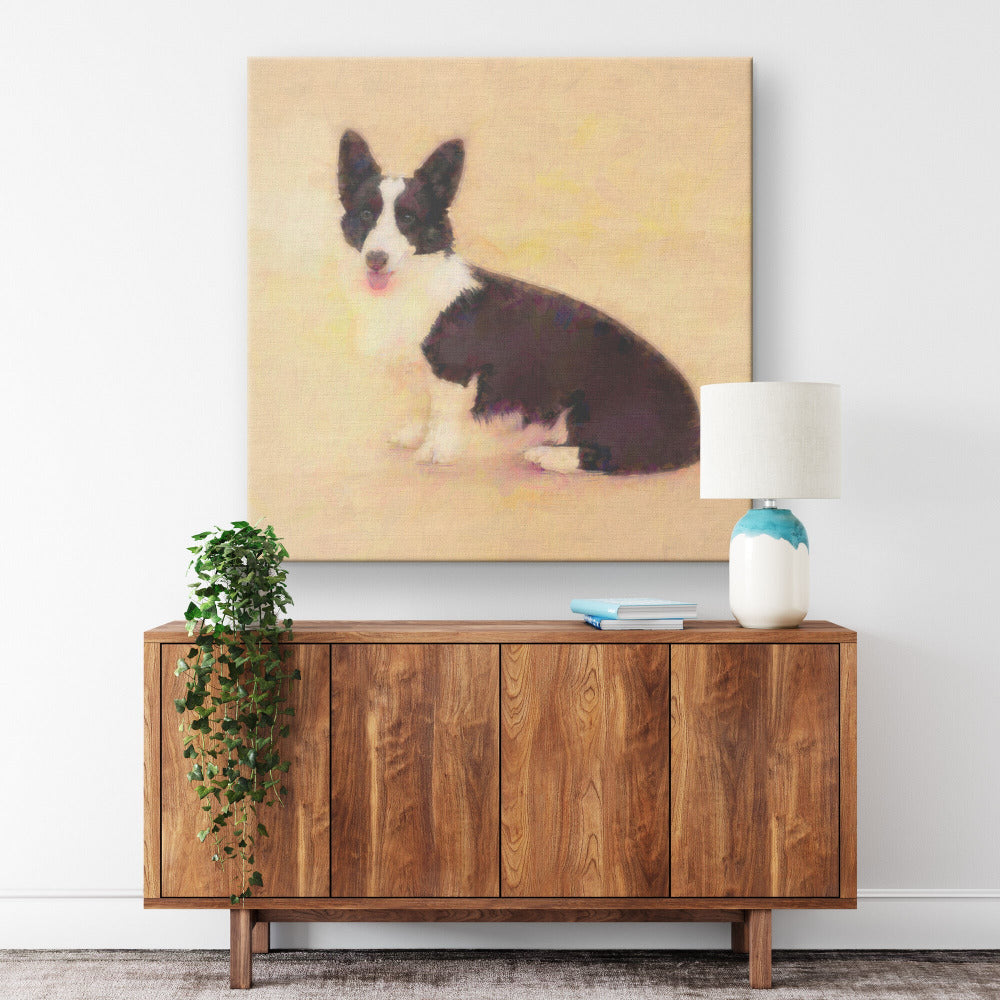 Buy Toby II Gallery Canvas | Shop for Corgi Wall Art | Roscoe & Charlie