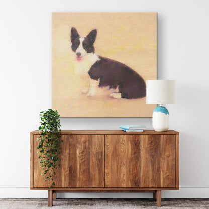 Buy Toby II Gallery Canvas | Shop for Corgi Wall Art | Roscoe & Charlie