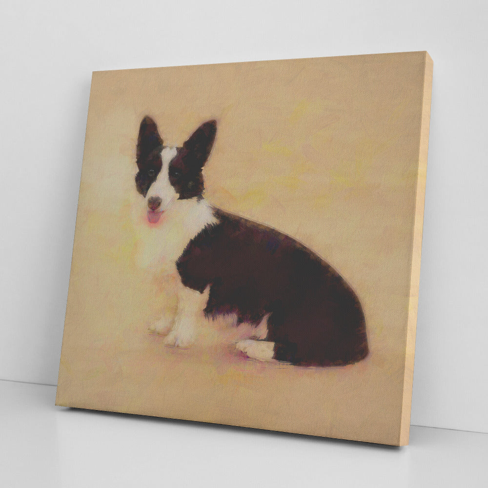 Buy Toby II Gallery Canvas | Shop for Corgi Wall Art | Roscoe & Charlie