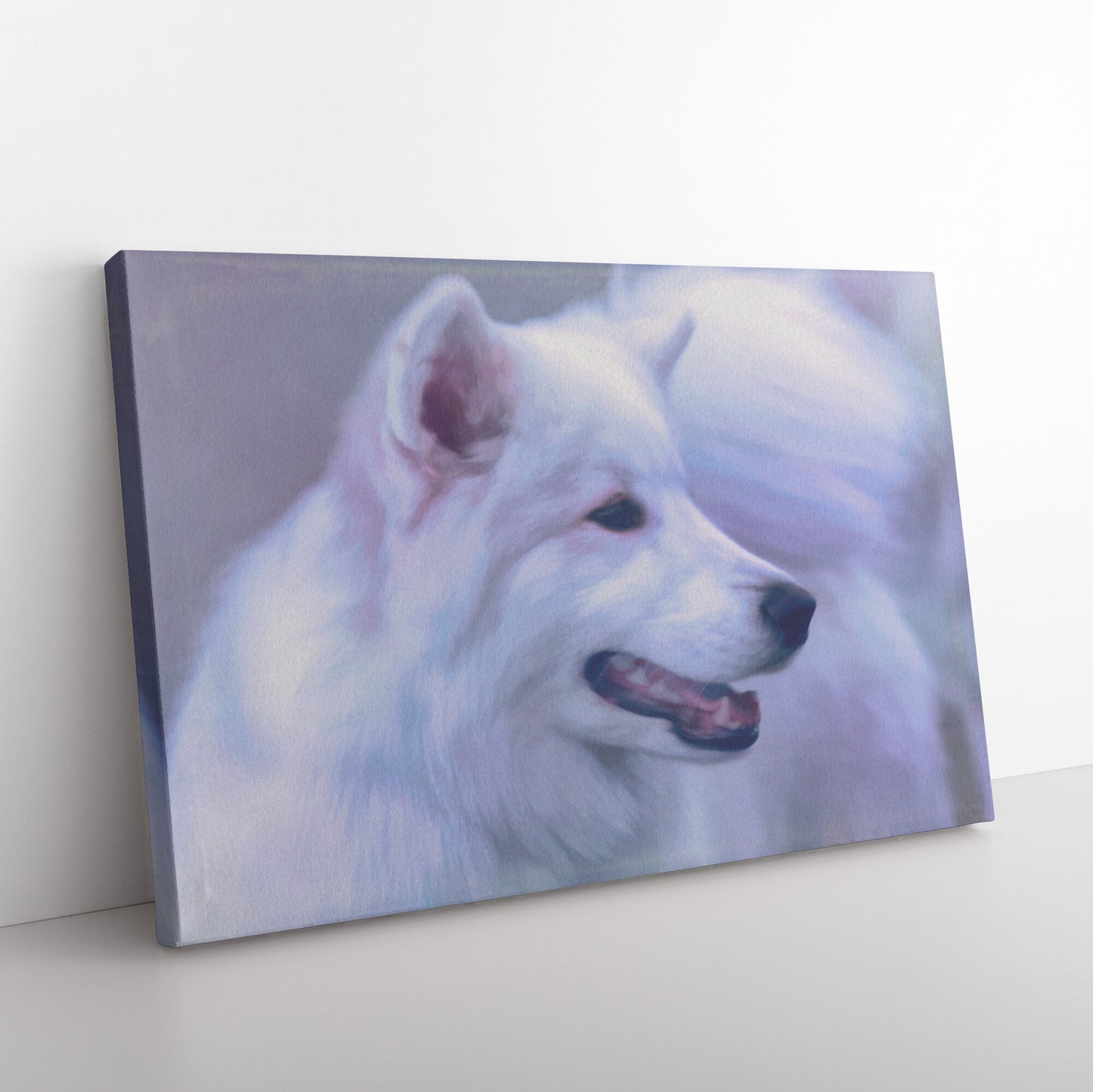 Buy Winter I Gallery Canvas | Shop Samoyed Wall Art | Roscoe & Charlie