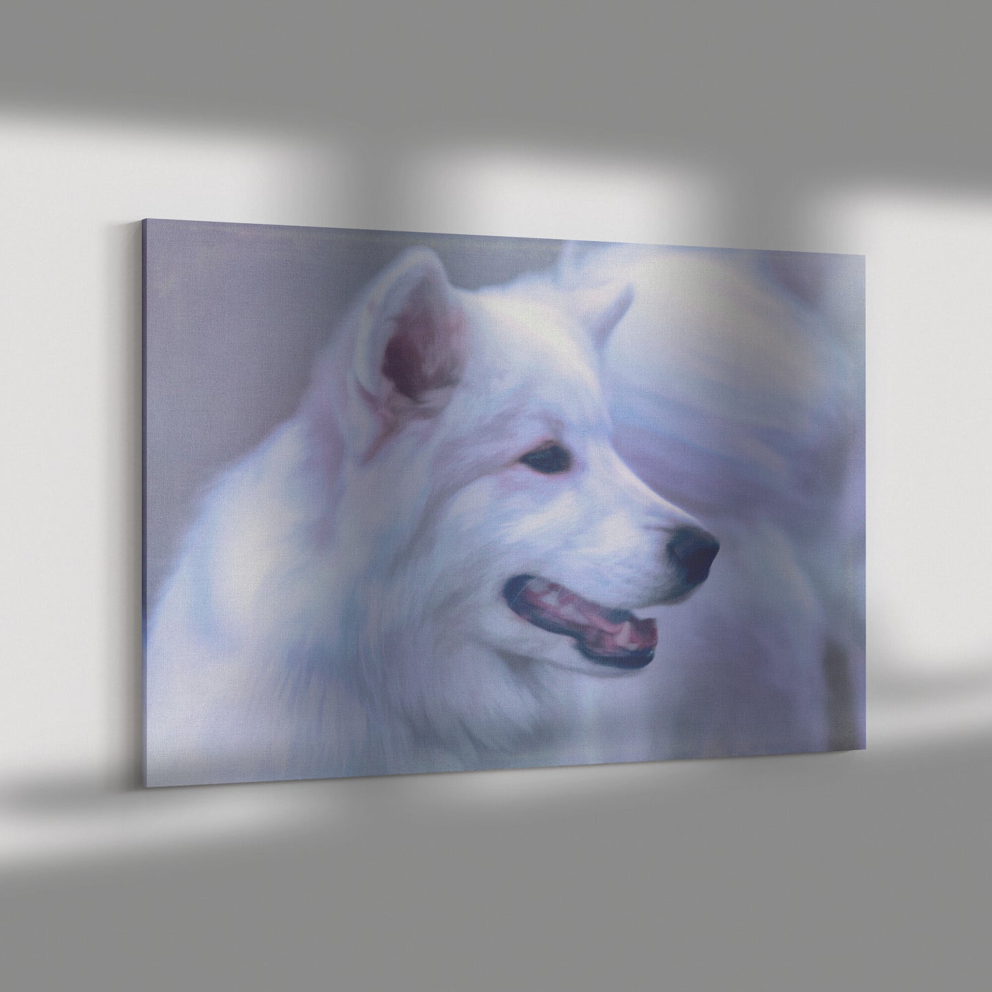 Buy Winter I Gallery Canvas | Shop Samoyed Wall Art | Roscoe & Charlie