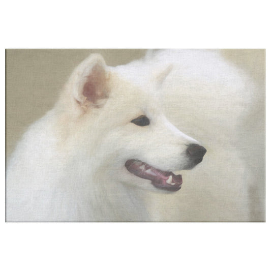 Buy Winter II Gallery Canvas | Shop for Samoyed Wall Art | Roscoe & Charlie