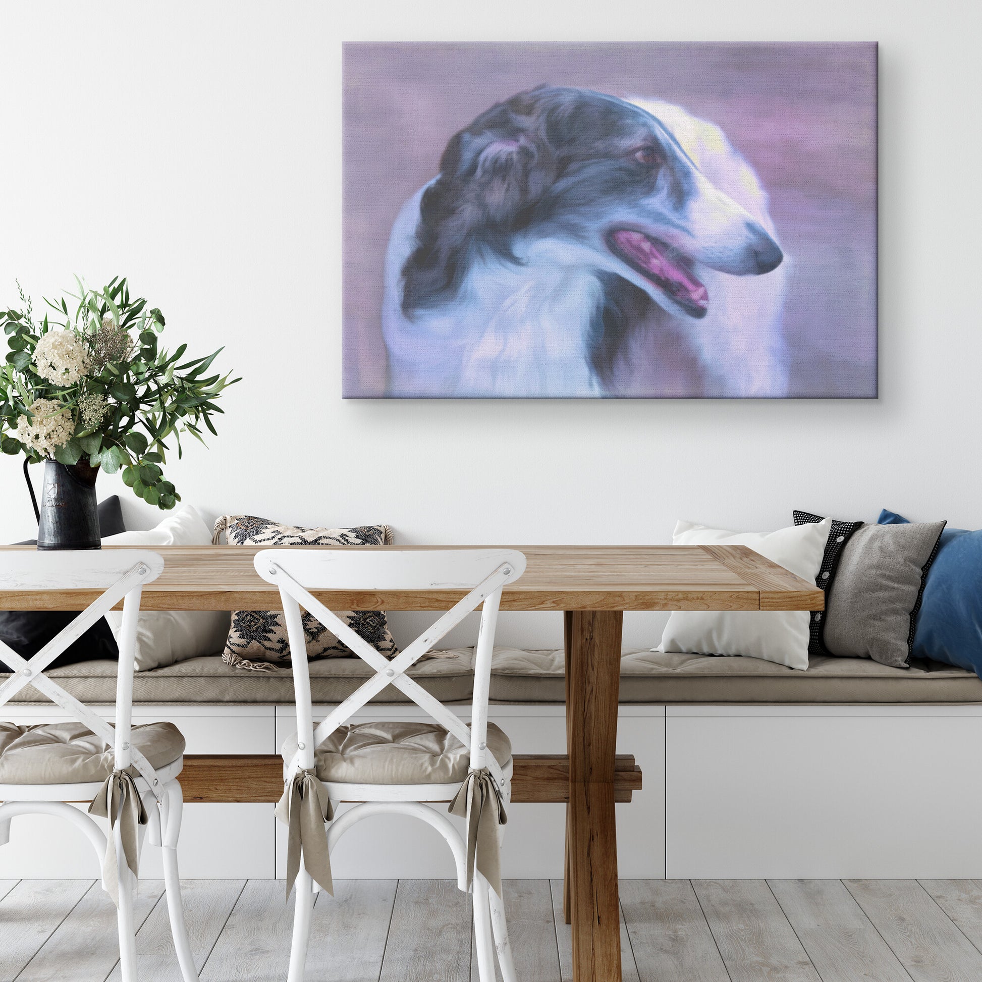 Buy Yuri I Gallery Canvas | Shop Borzoi Canvas Wall Art | Roscoe & Charlie