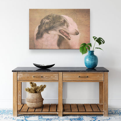 Buy Yuri II Gallery Canvas | Shop for Borzoi Wall Art | Roscoe & Charlie