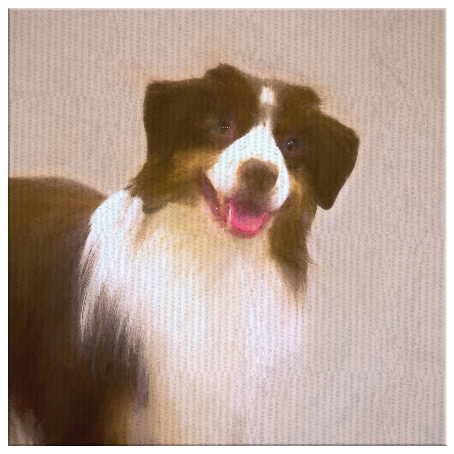 Buy canvas art with Australian Shepherd prints online | Roscoe & Charlie