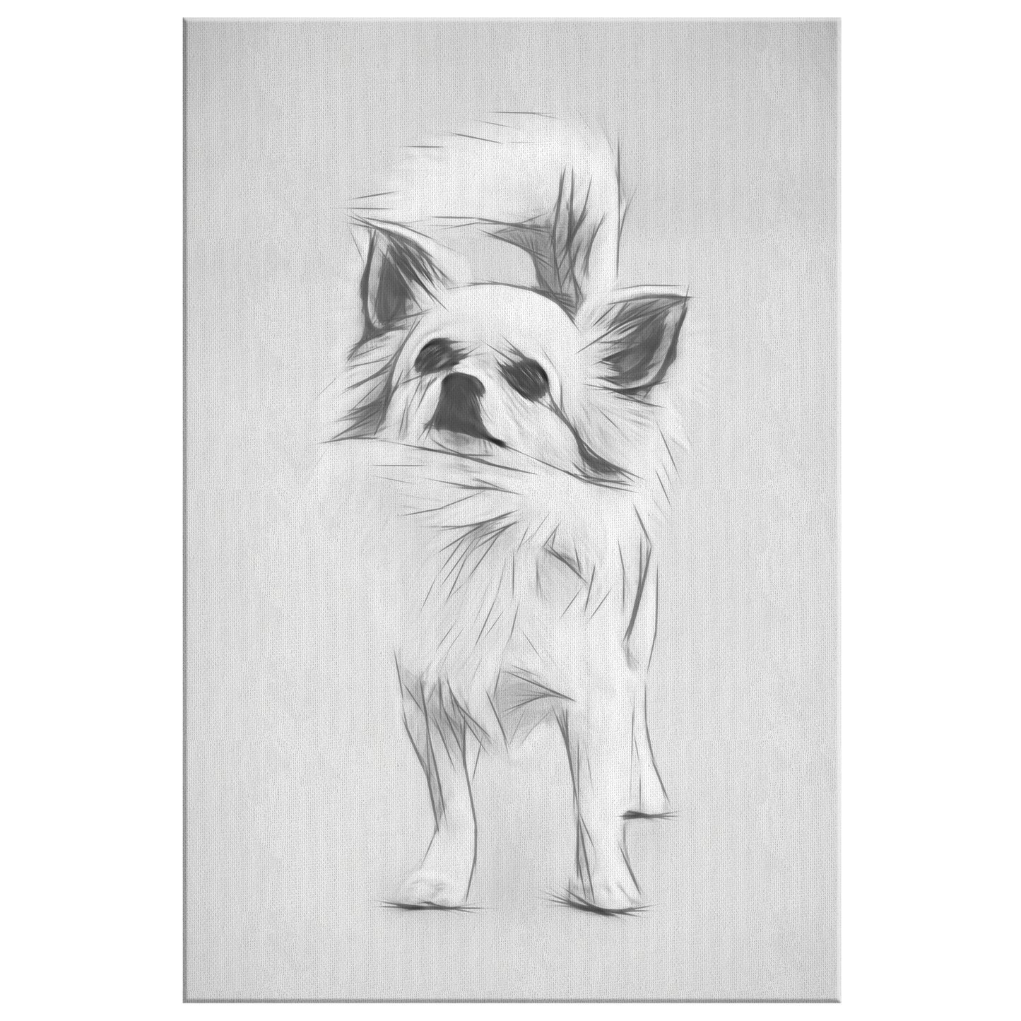 Buy Chihuahua Wall Canvas | Roscoe & Charlie