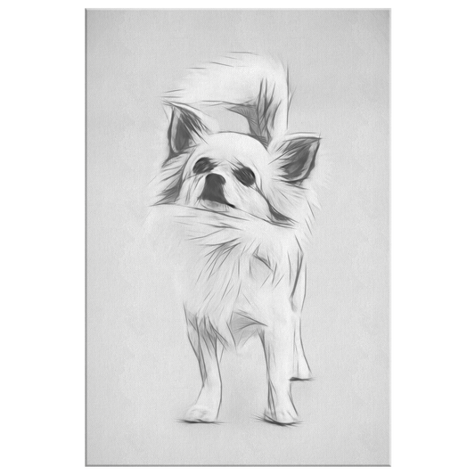 Buy Chihuahua Wall Canvas | Roscoe & Charlie