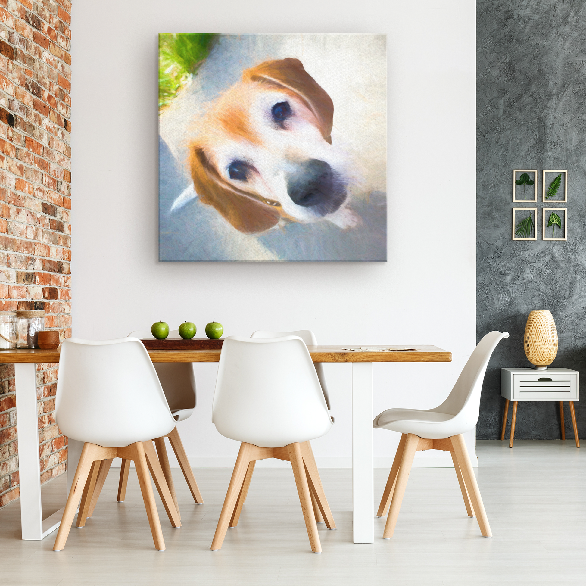 shop for canvas wall art with Beagle prints online | Roscoe & Charlie