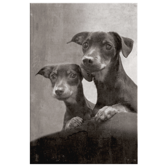 Buy Dachshund Wall Canvas | Roscoe & Charlie