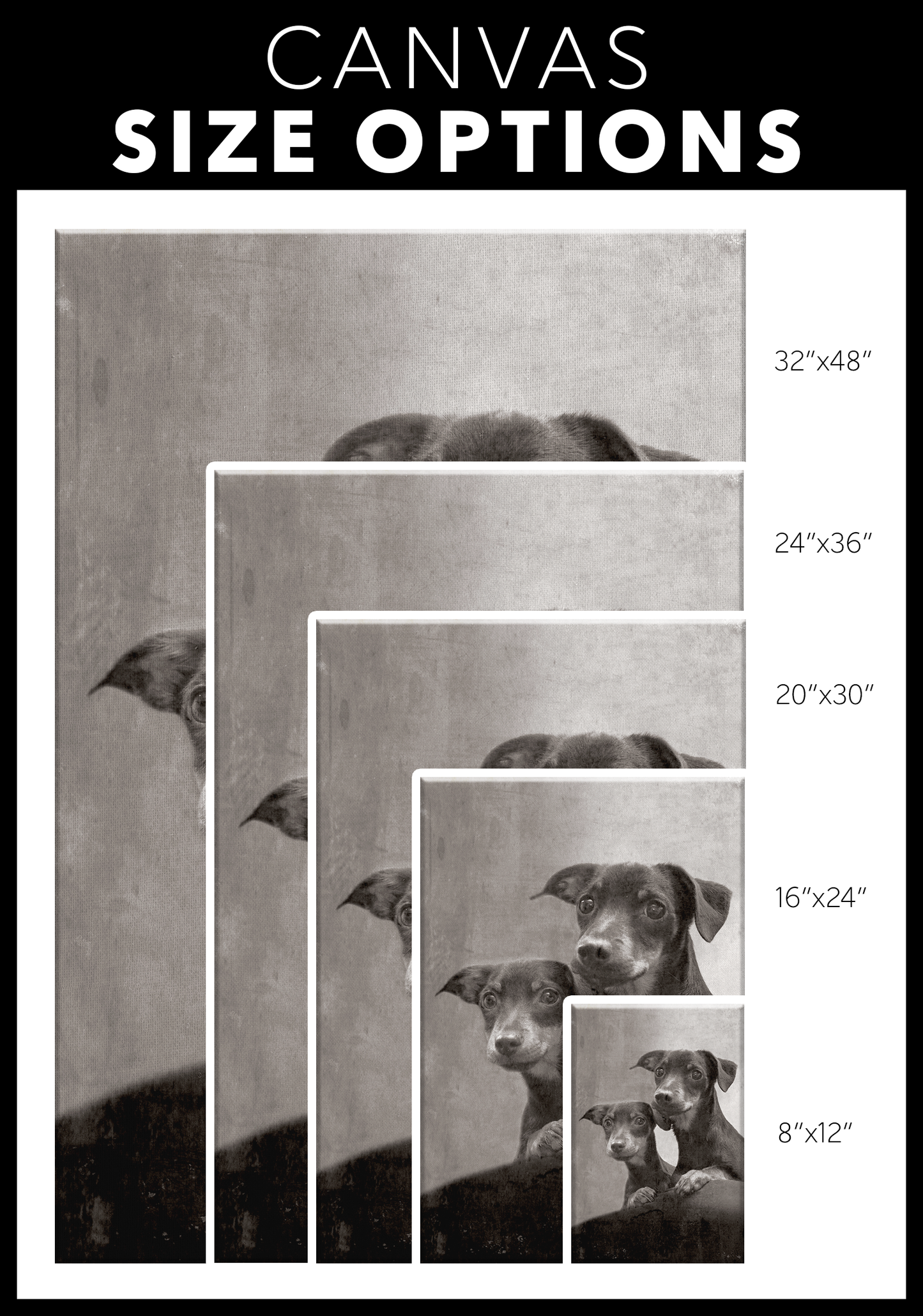 Weiner Dog Wall Canvas | Roscoe & Charlie