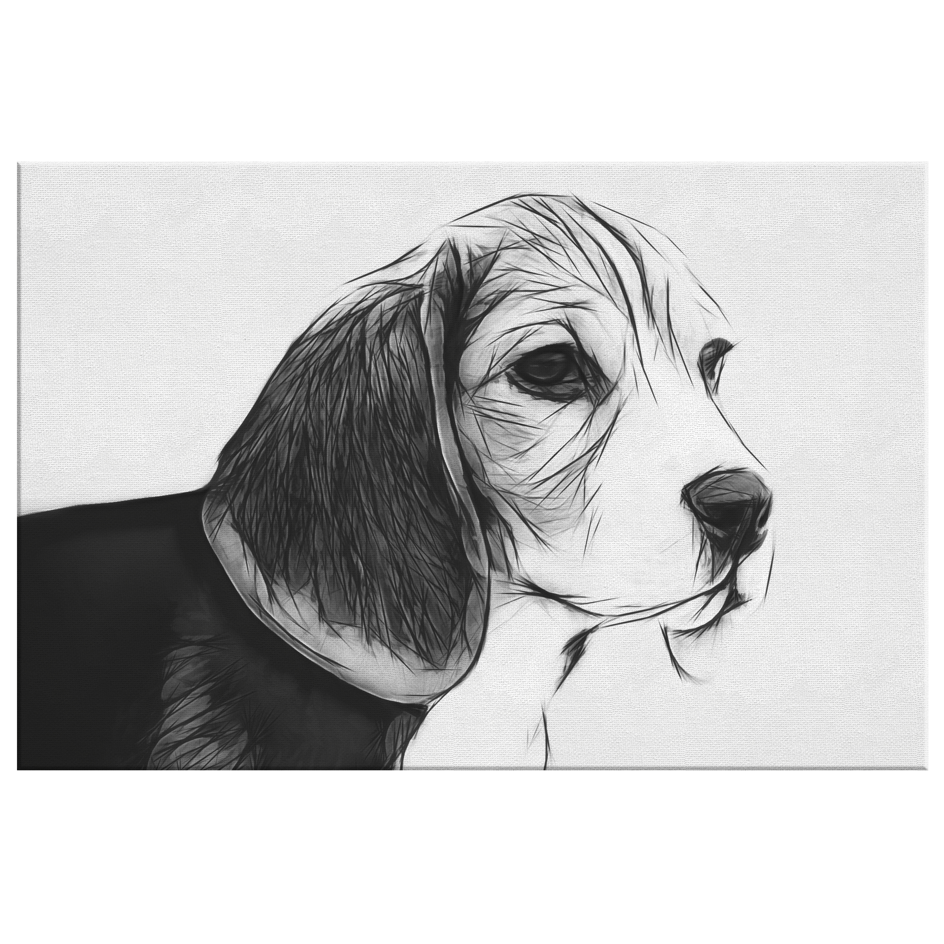 Buy canvas art with Beagle prints online | Roscoe & Charlie