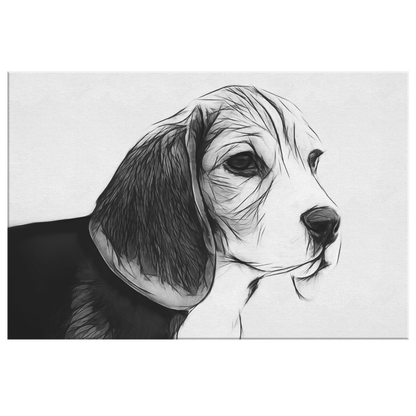 Buy canvas art with Beagle prints online | Roscoe & Charlie