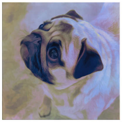 Buy Pug Wall Canvas Online | Roscoe & Charlie