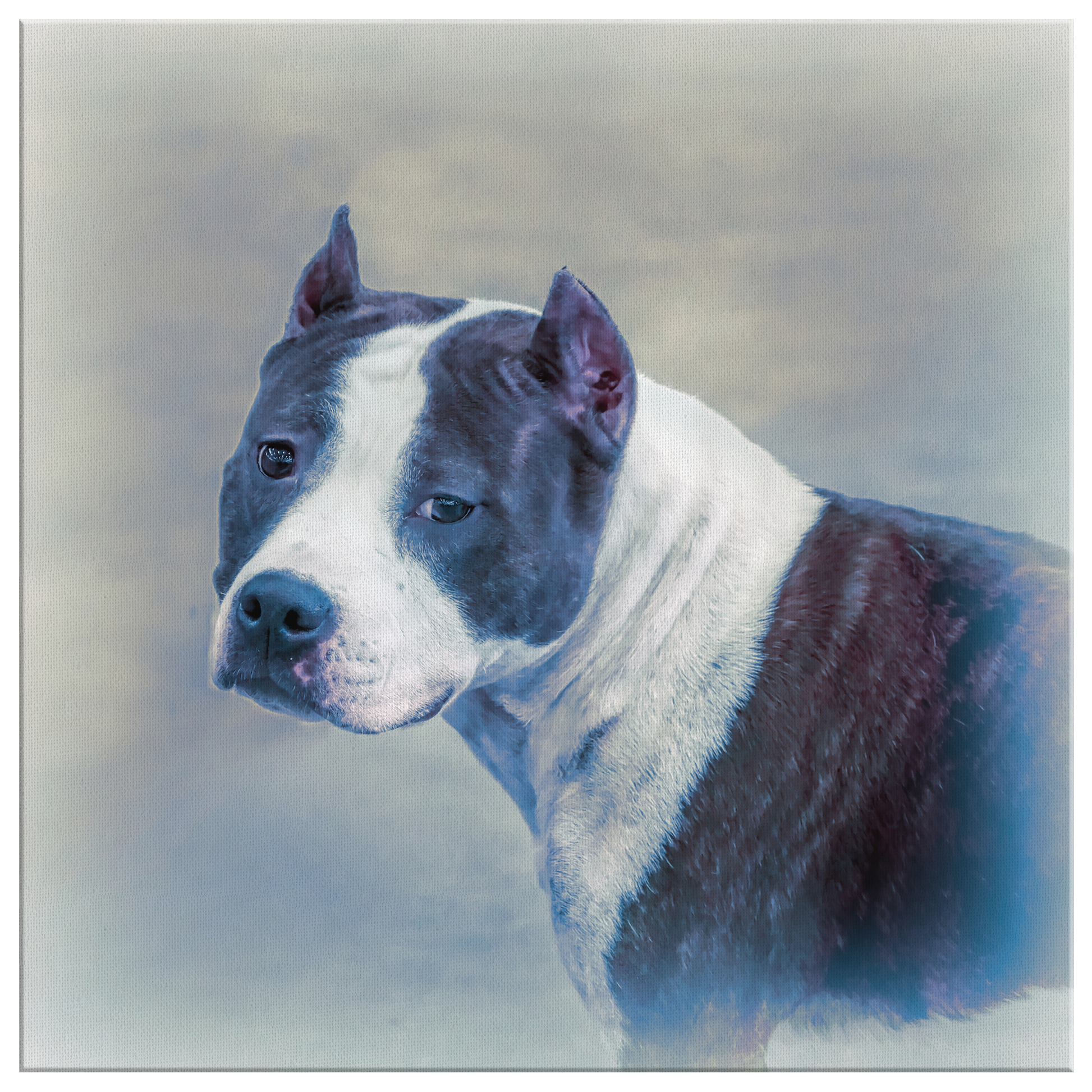 Buy Vintage Pit Bull Terrier Artwork | Roscoe & Charlie