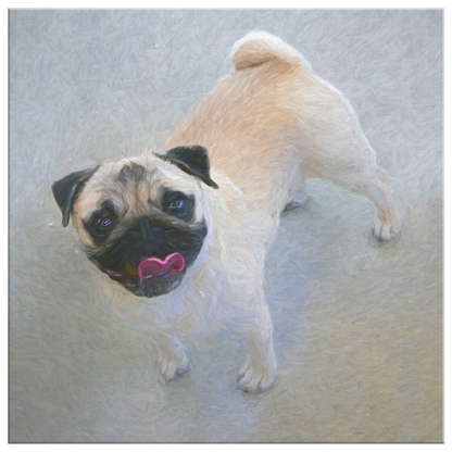 Buy Pug Wall Canvas Online | Roscoe & Charlie