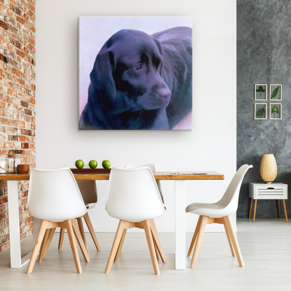 Shop online for Black Lab Wall Canvas | Roscoe & Charlie