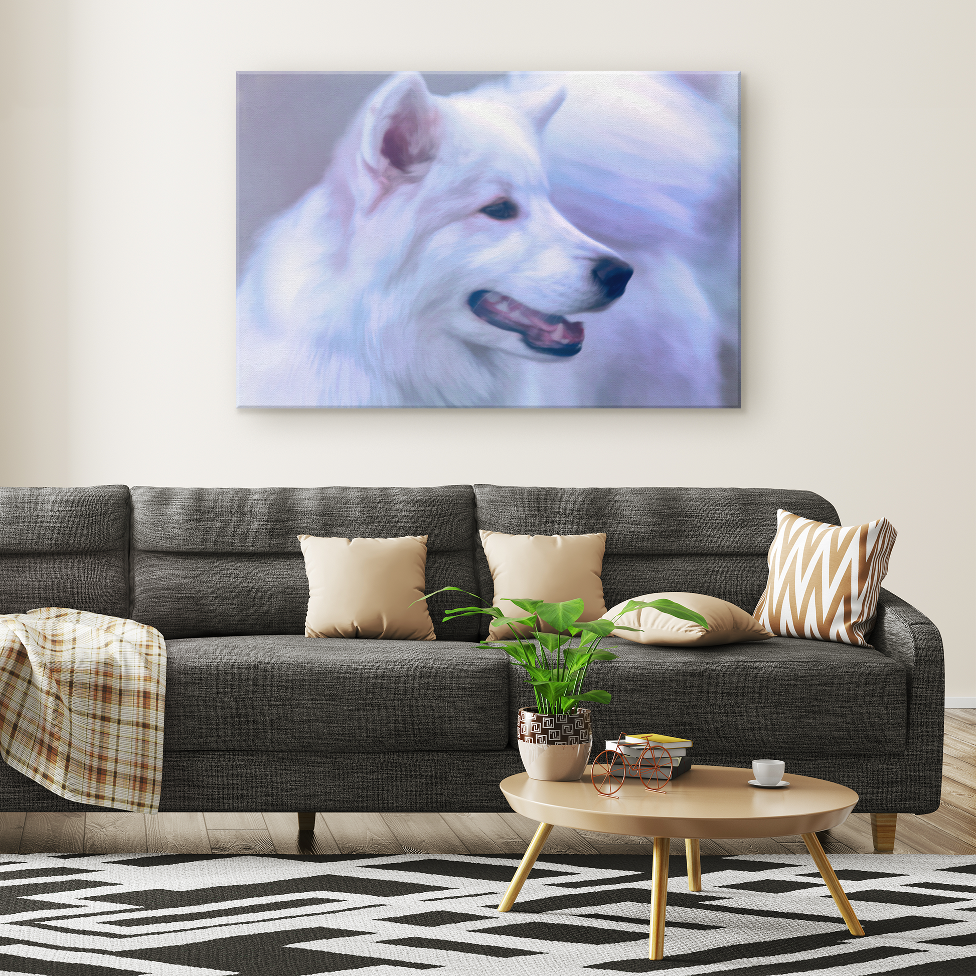 Shop online for Samoyed Wall Art | Roscoe & Charlie