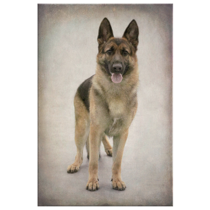 Buy German Shepherd Dog Wall Canvas | Roscoe & Charlie