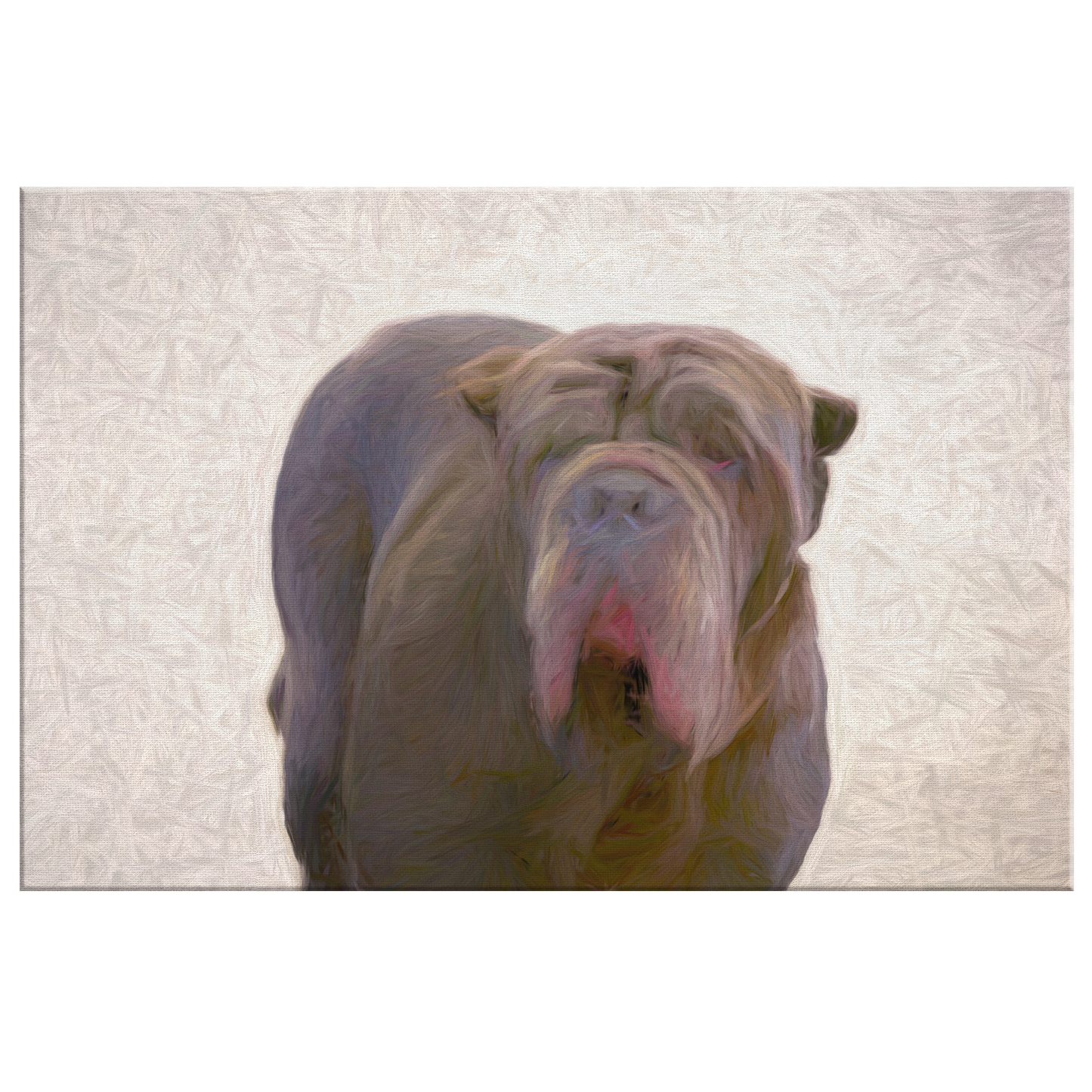 Buy canvas art with Neapolitan Mastiff prints online | Roscoe & Charlie