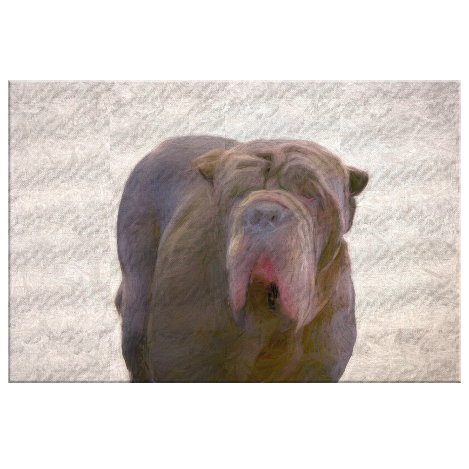 Buy canvas art with Neapolitan Mastiff prints online | Roscoe & Charlie