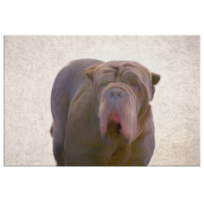 Buy canvas art with Neapolitan Mastiff prints online | Roscoe & Charlie