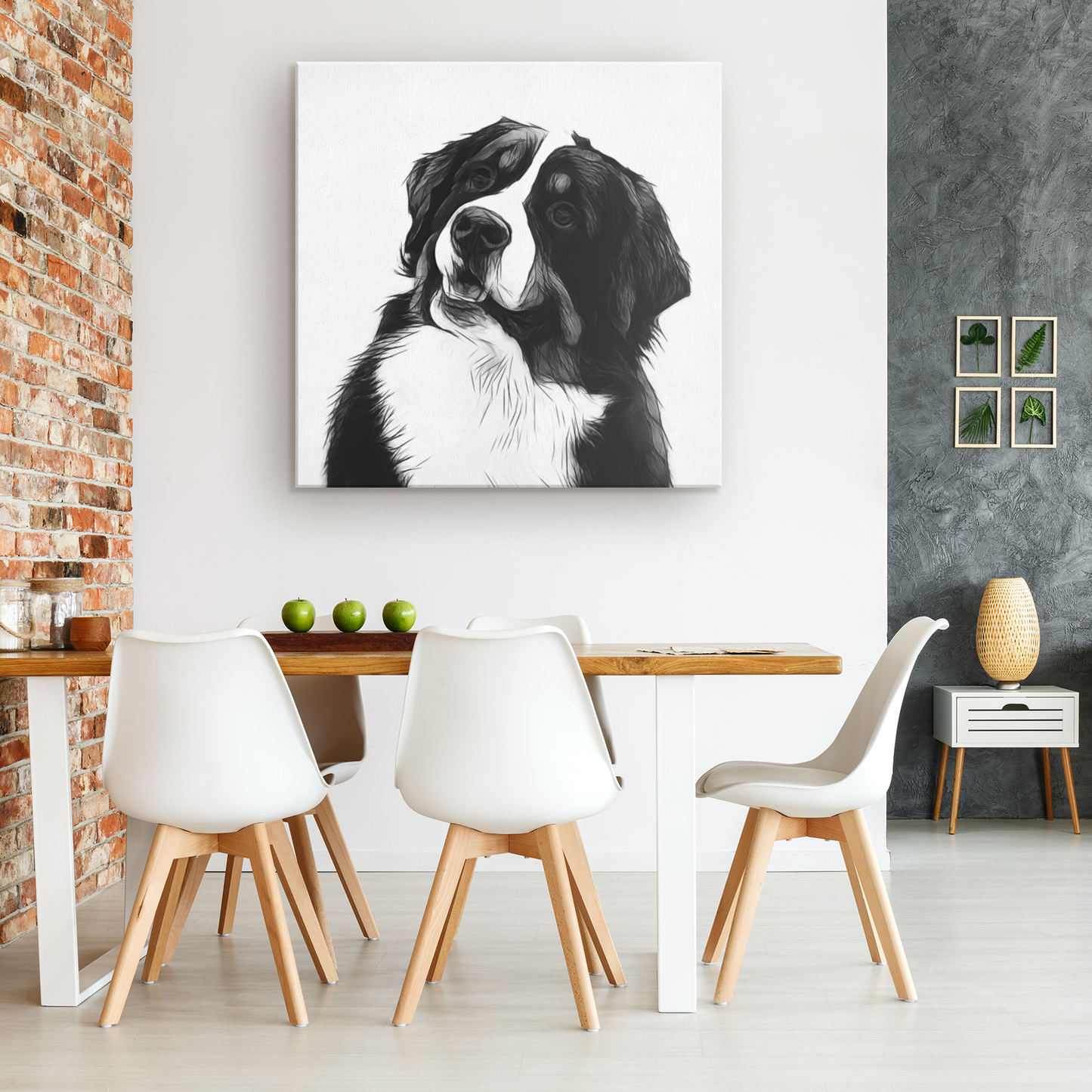 Bernie IV Gallery Canvas | Dog Wall Art