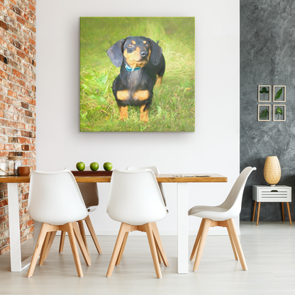 Rex III Gallery Canvas | Dog Wall Art