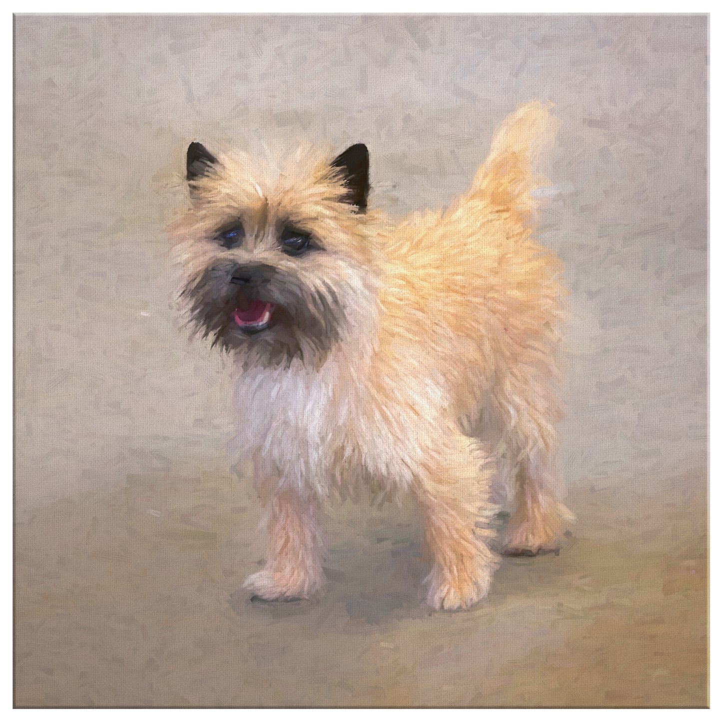 Ginger II Gallery Canvas | Dog Wall Art