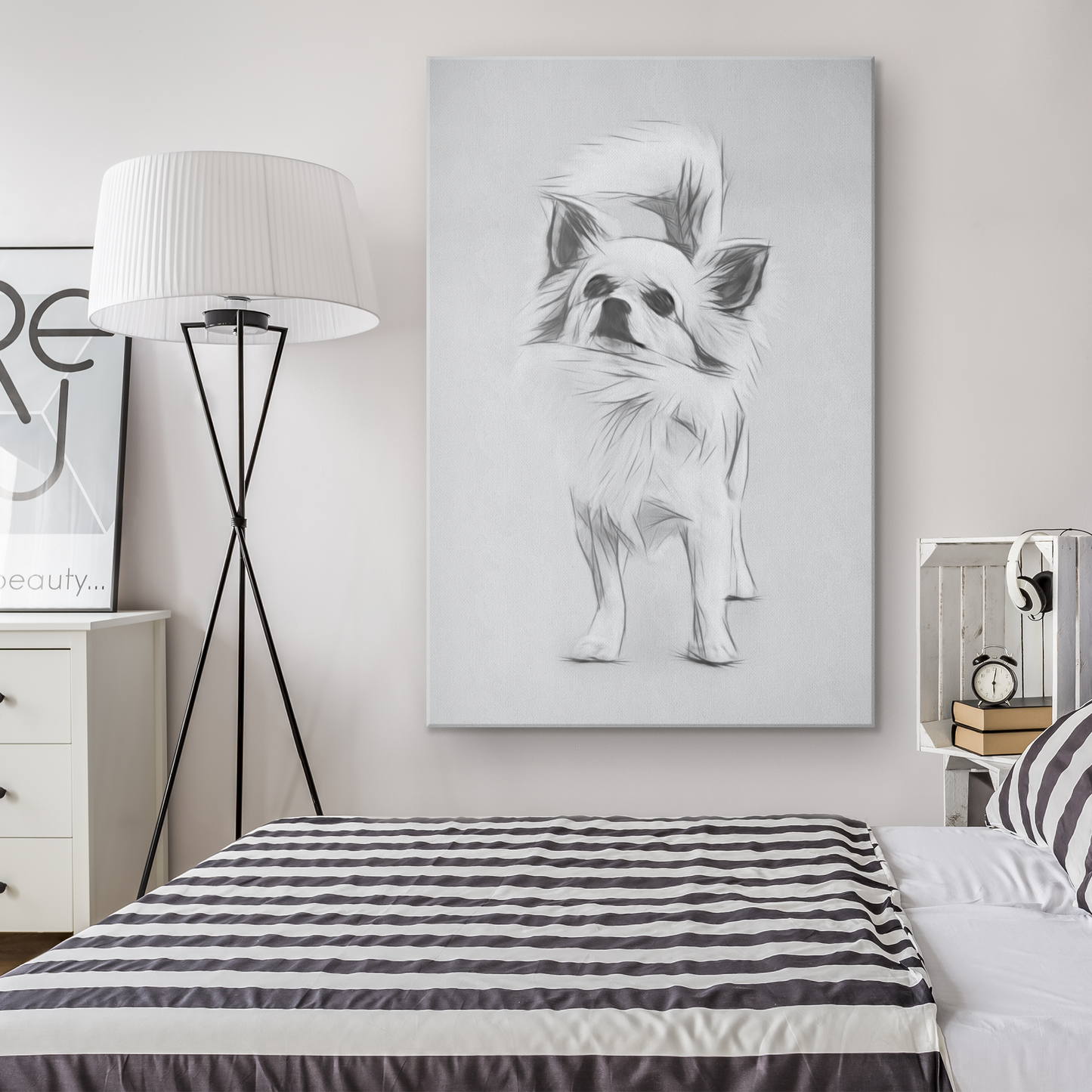 Shop for Chihuahua Dog Wall Canvas online | Roscoe & Charlie