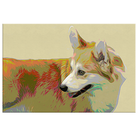 Buy Pembroke Welsh Corgi Canvas online | Roscoe & Charlie