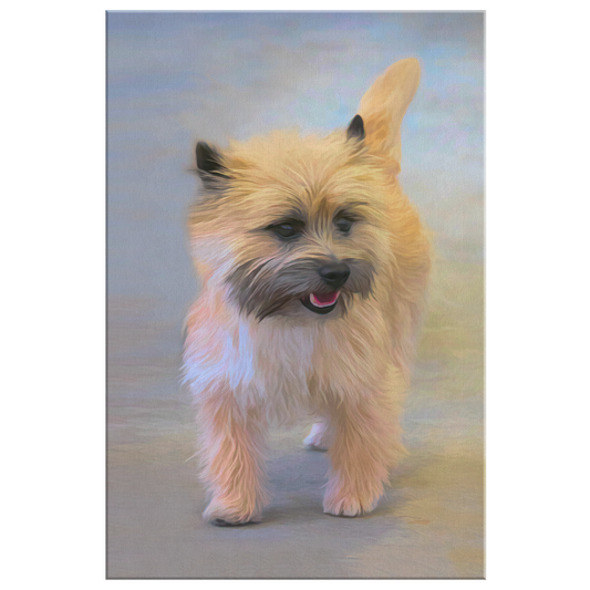 Buy canvas art with Cairn Terrier prints online | Roscoe & Charlie