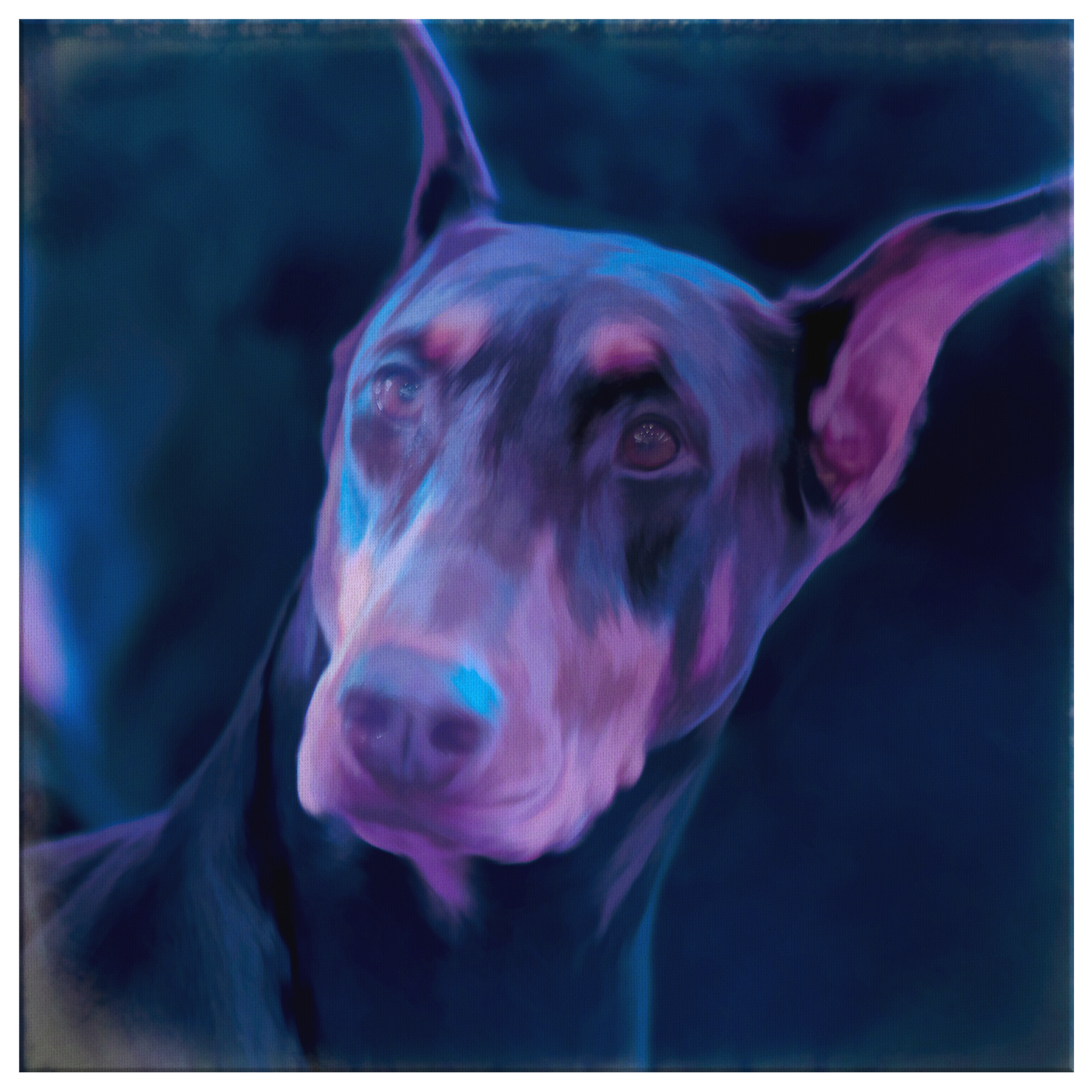 Buy Doberman Canvas Wall Art online | Roscoe & Charlie