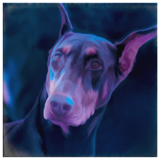 Buy Doberman Canvas Wall Art online | Roscoe & Charlie