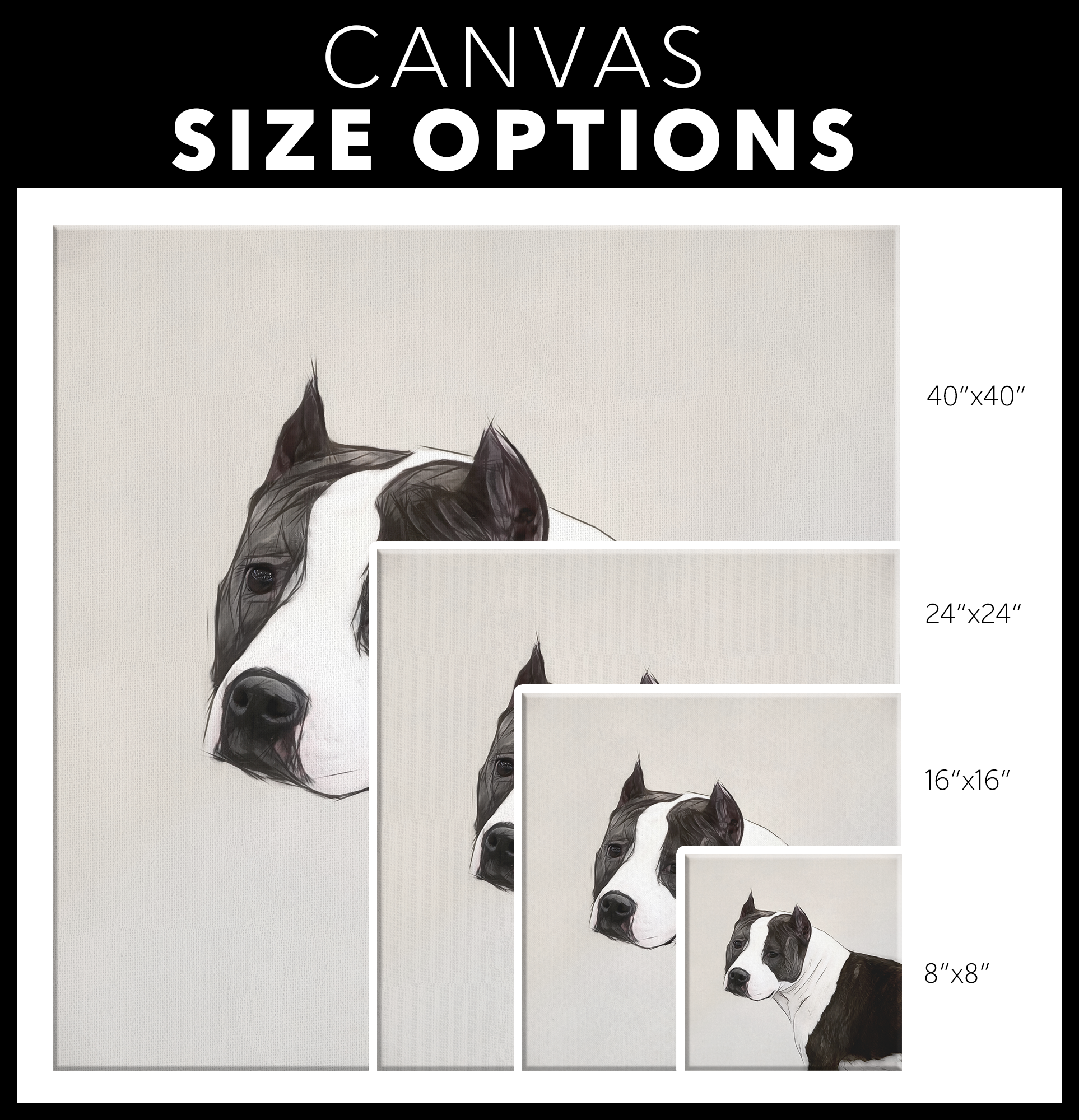 Pit Bull Terrier art available online | Roscoe & Charlie