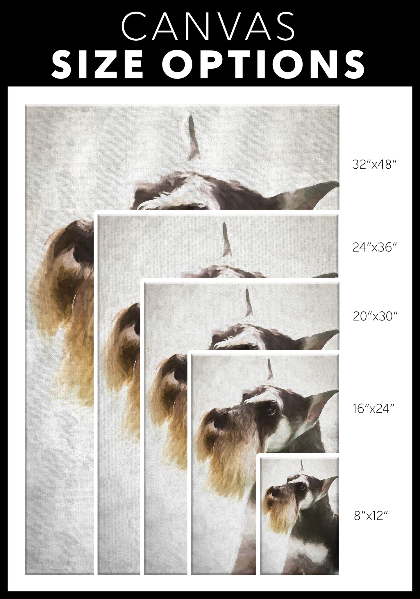 Schnauzer wall art available online | Roscoe & Charlie